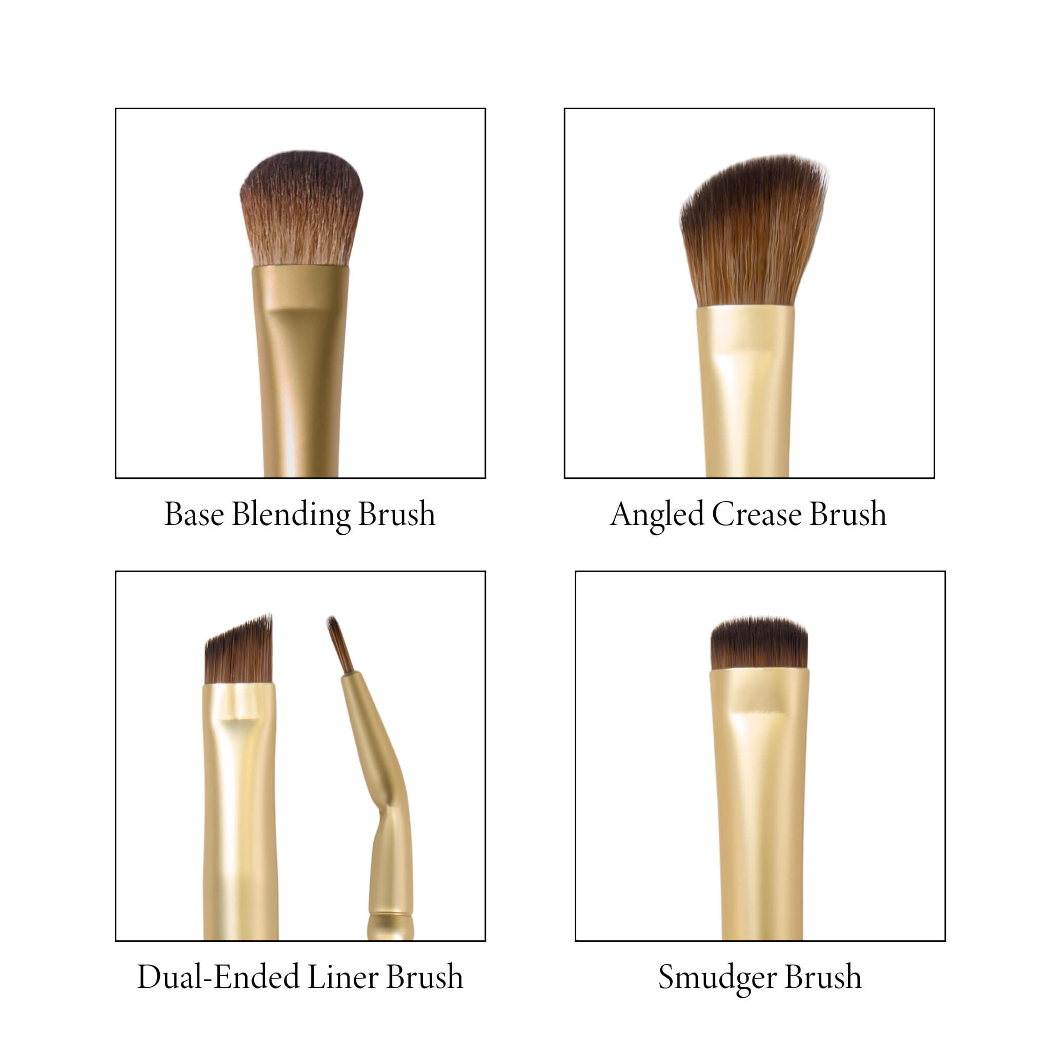 Shadow Skills 4PC Eye Brush Set - Image 3